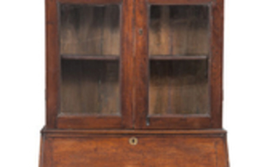 George II Yewwood Secretary Bookcase