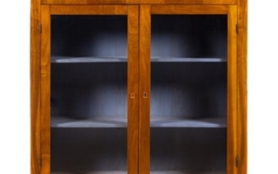 An Italian Walnut Bookcase