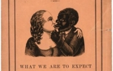 RARE "WHAT MISCEGENATION IS!" ANTI LINCOLN 1865 RACE