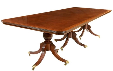 Satin Banded Dining Table