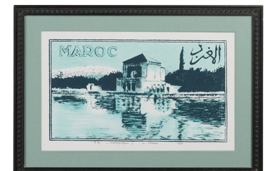 A SET OF SIX PRINTS OF MOROCCAN SCENES, LATE 20TH CENTURY