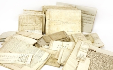 Some c70 vellum Parchments of Deeds