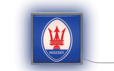 Maserati Illuminated Sign