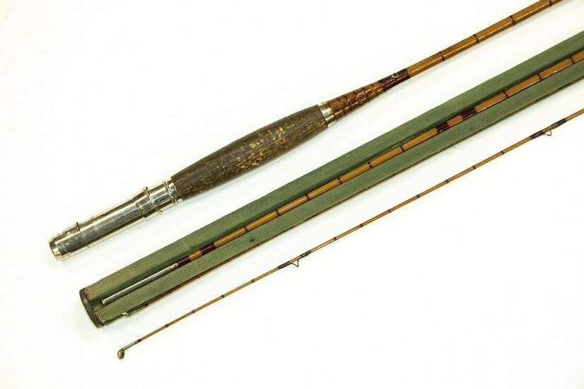 9', D.H. EDES KOMPAK FIVE SIDED CASTING ROD, WITH TWO