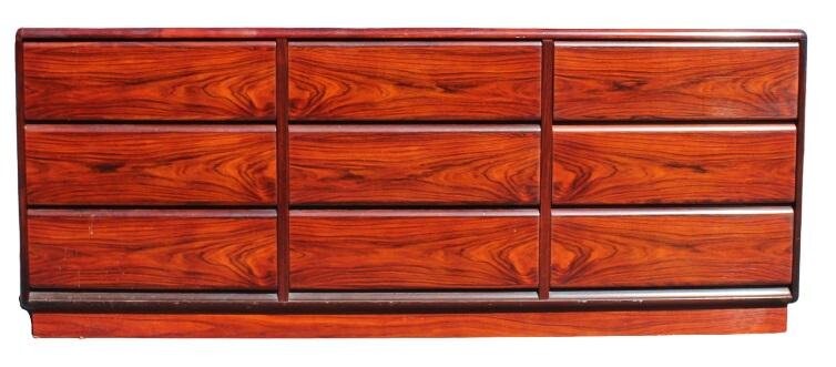 9 Drawer Brouer Danish Rosewood Dresser