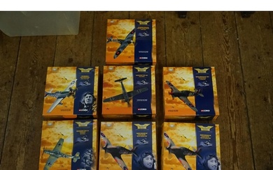 A Collection of 7 x Boxed Corgi Aviation Archive models to i...