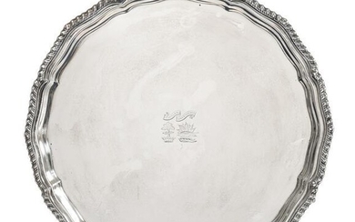 Lot 2000 A Pair of George II Silver-Mounted Cut-Glass...