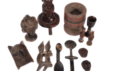A Group of twelve tribal artefacts