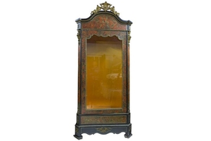 A LARGE NAPOLEON III GILT BRONZE MOUNTED, CUT BRASS AND