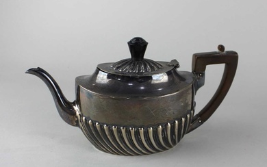 A Victorian silver Batchelor teapot
