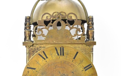 A circa 1900 Mappin & Webb lantern clock, in...