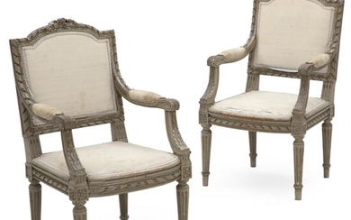 SOLD. A pair of painted Louis XVI style children's chairs. France, early 20th century. (2). – Bruun Rasmussen Auctioneers of Fine Art