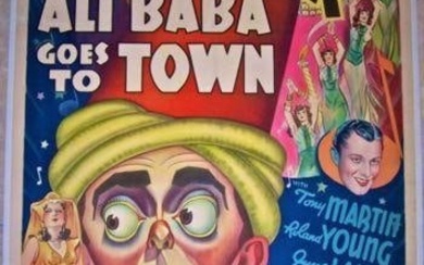 Ali Baba Goes To Town - Eddie Cantor (1937) US One Sheet Movie Poster LB