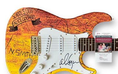 Alice Cooper Signed "School's Out" 39" Electric Guitar (JSA)