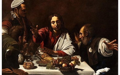 Alonso Rodriguez, 1578 Messina – 1648 ebenda, Das Abendmahl in EmmaUS