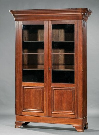 American Late Classical Mahogany Bookcase