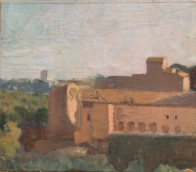Amerigo Bartoli Natinguerra (Terni 1890 - Roma 1971), Roman landscape, 1930