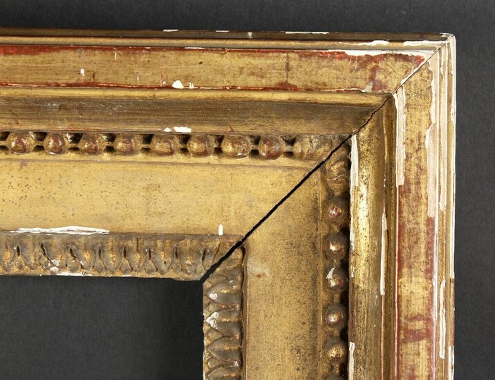 An 18th Century Moulded and Composition Frame. 29.5" x