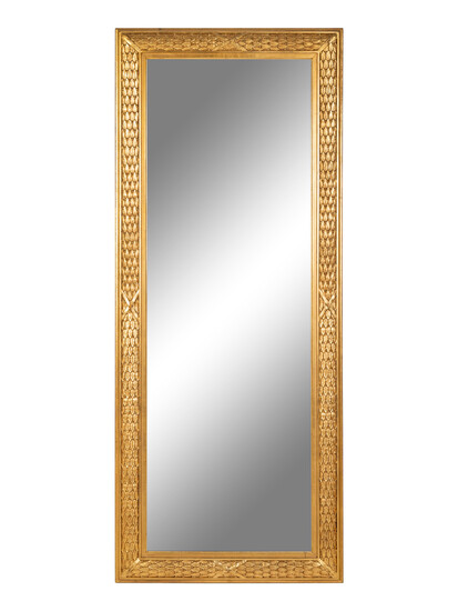 An Empire Style Giltwood Pier Mirror
