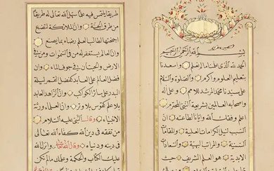 An Ottoman prayerbook Turkey, 19th century Arabic manuscript on paper, 6ff., with...