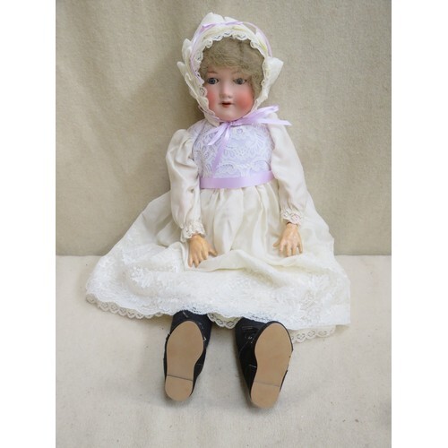 Armand Marseille early 20th century bisque headed doll with ...