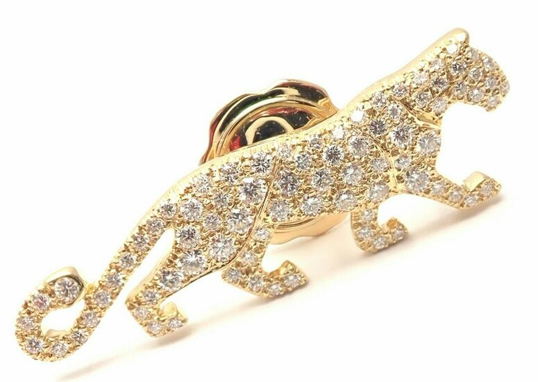 Authentic! Cartier Panther Panthere 18k Yellow Gold