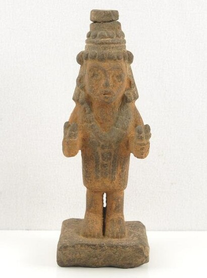 Aztec Maize Goddess Chicomeocatl with provenance