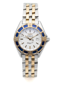 BREITLING, REF. D52065, LADY J, STEEL AND GOLD