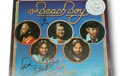 Beach Boys Signed Album Big Ones Autographed Mike Love Bruce Johnston PSA/DNA