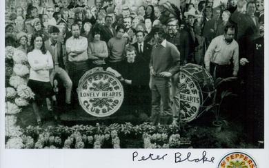 Beatles Peter Blake signed Sgt Pepper's Lonely Hearts Club...