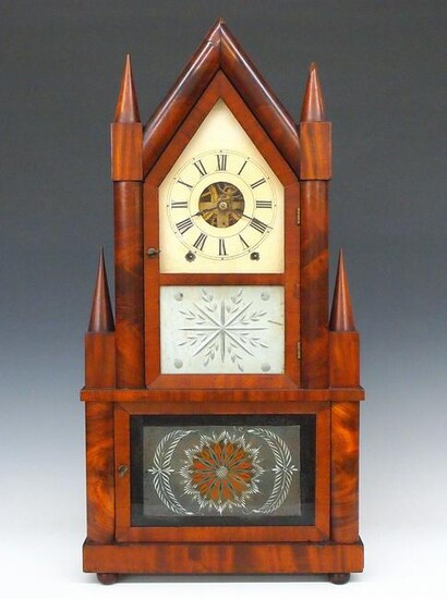 Birge & Fuller Wagon Spring Shelf Clock