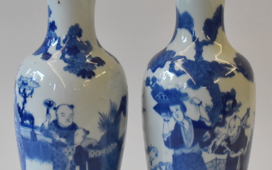 CERAMICA-Cina n.2 vasi in porcellana bianca e...