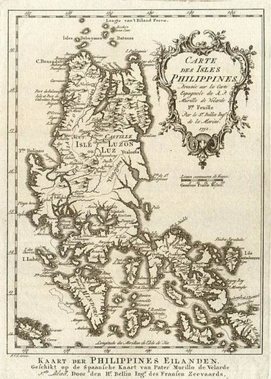 Carte des Isles Philippines' North sheet. Luzon