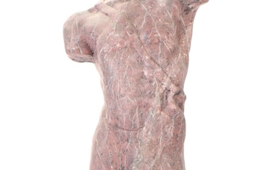 Cast and Painted Plaster of Classical Torso, Late 20th Century