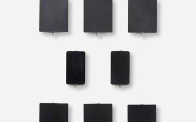 Charlotte Perriand, Collection of eight wall sconces