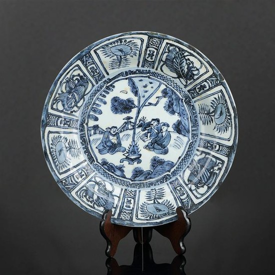 Chinese Blue And White Porcelain Plate