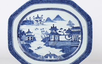 Chinese Canton porcelain platter