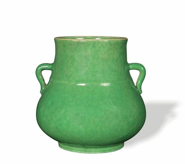 Chinese Green Glazed Zun, Early 19th Century
