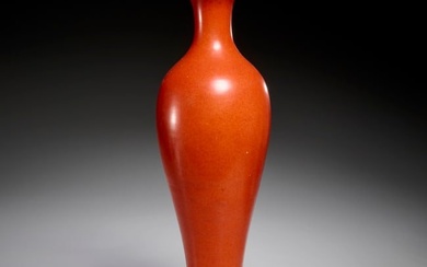 Chinese Kangxi Liuyeping vase, Museum Exhibited