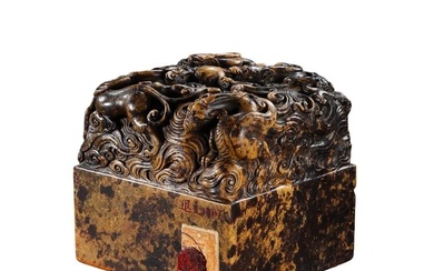 Chinese Qing Dynasty Shoushan stone seal