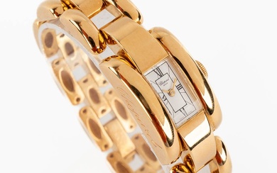 Chopard, "La Strada", montre-bracelet pour femme, or jaune 18 carats. Marquée sur le cadran et...
