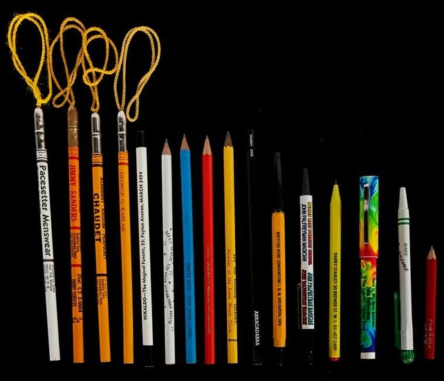 Collection of Holetite Pencils. A grouping of ten “Holetite” Pencils which can be &#8220