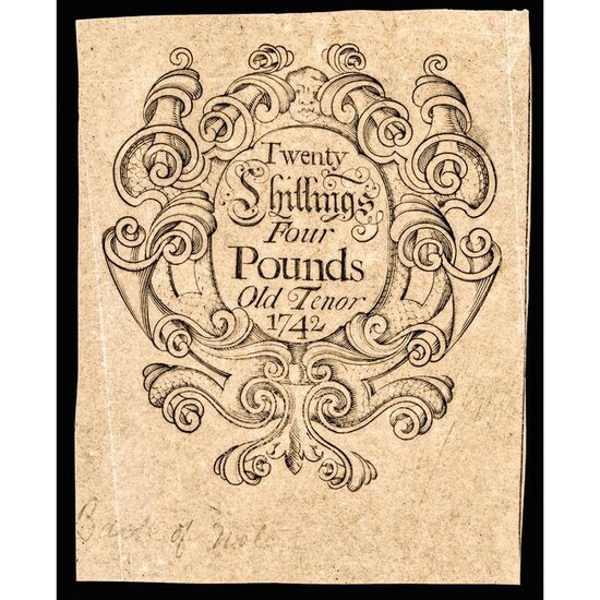 Colonial Currency NH April 3, 1742 Later Reprint