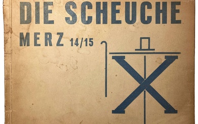 [Dada]. Schwitters, K. Merz 14/15. Die Scheuche. Hannover, Apossverlag, 1925,...
