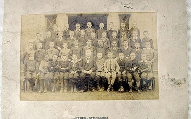 De Jongh Freres, antique French photo - Class of Gymnasium, Bale, 1903