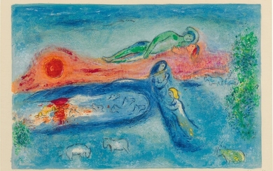 Death of Dorcon (Mourlot 320; See Cramer Books 46), Marc Chagall