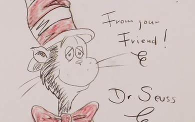 Dr. Seuss, Manner of/ Attributed: Best Wishes! From your Friend! Dr. Seuss