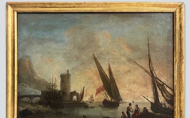 Dutch oil on canvas, 19th Century