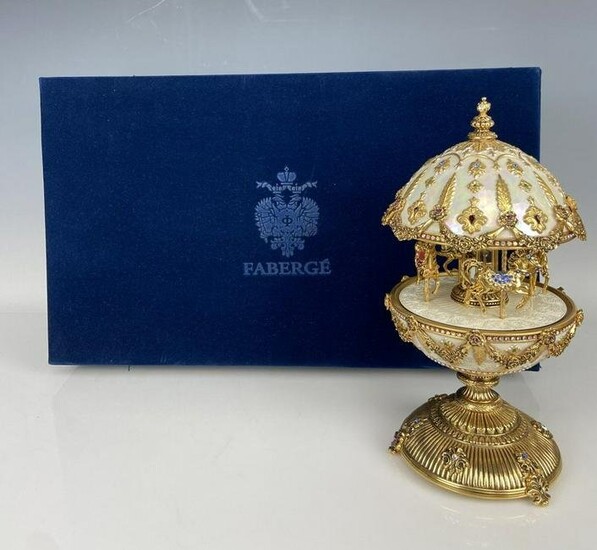 FABERGE IMPERIAL CAROUSEL MUSICAL EGG