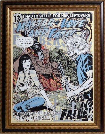Faile (Patrick McNeil and Patrick Miller) - Acrylic and silkscreen ink on paper